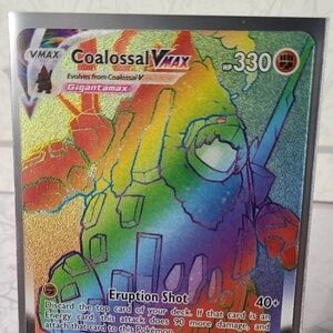 Coalossal VMAX 189/185 Vivid Voltage Secret Rare Pokemon Card Mint/NM